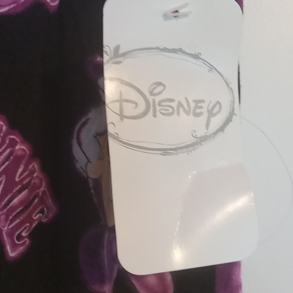 Disney Women's Black and Purple Minnie Mouse Pajama Pants - Picture 3 of 6